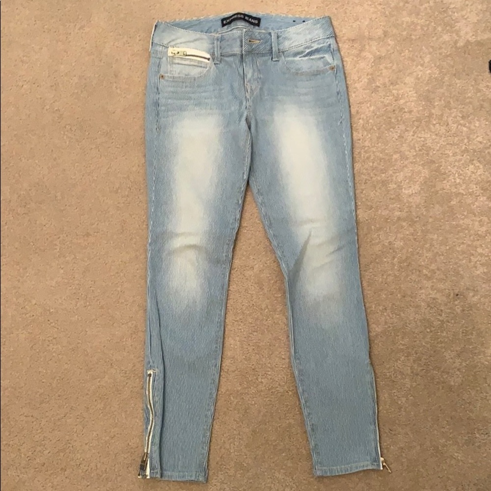 Express Skinny Ankle Jeans